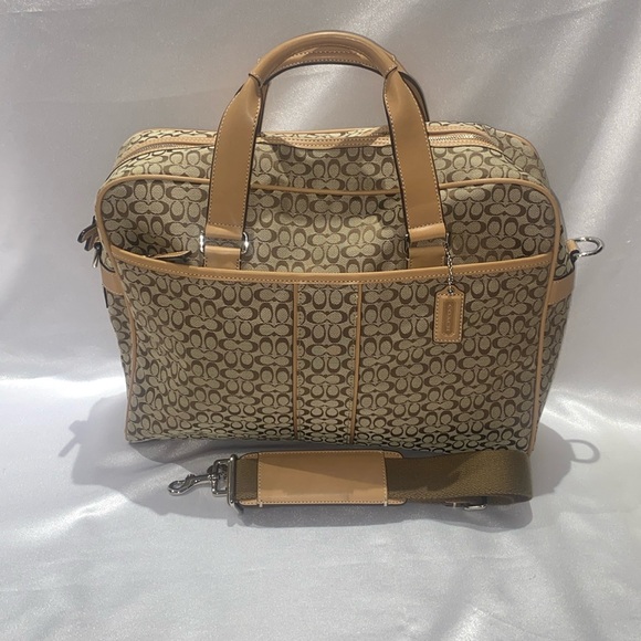 Coach F70181 signature Hudson Commuter Bag - Picture 1 of 13